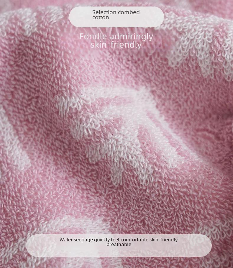 Custom Embroidered No-Lint Absorbent Towel - Soft, Thick, Pure Long-Staple Cotton for Home & Couples.