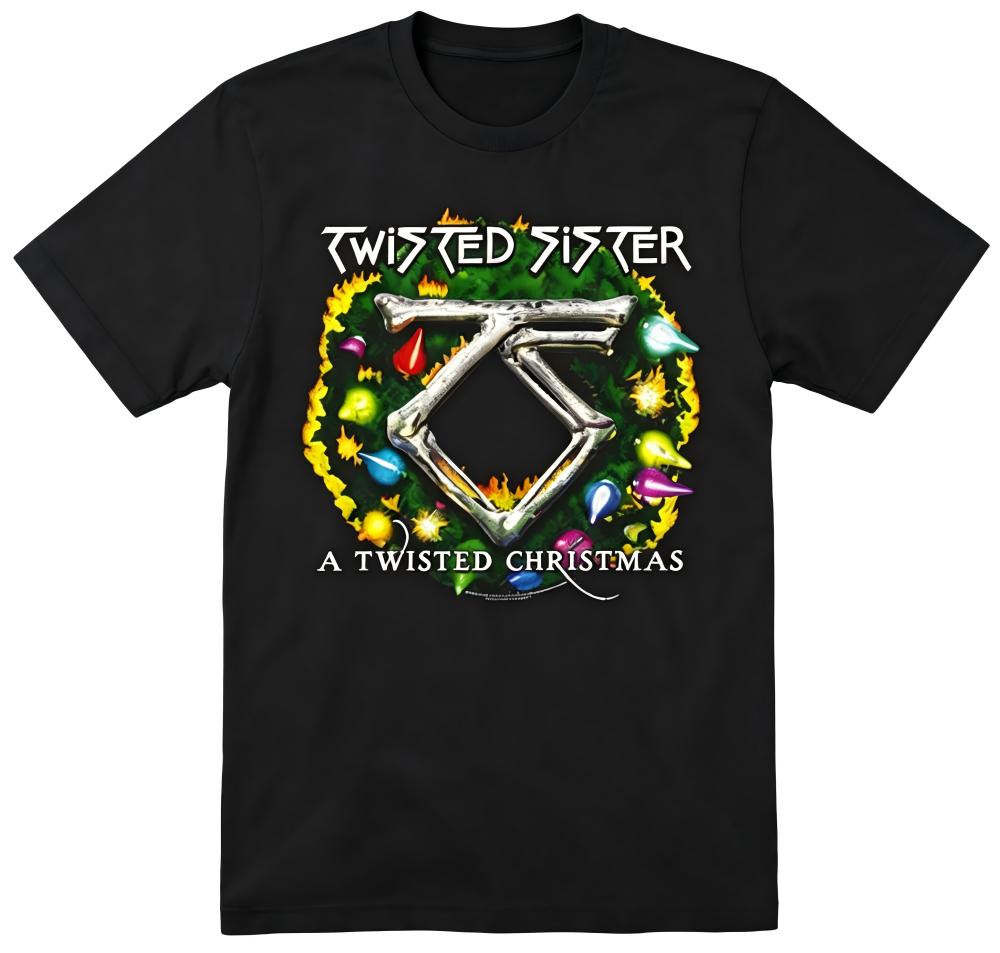 Twisted Sister A Twisted Christmas Band Graphic T-Shirt