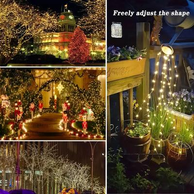 LED Solar Lights Fairy String Lights Waterproof 8 Modes for Garden Tree Christmas Decor Garden Lights Outdoor
