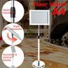 A2 A3 A4 Billboard Adjustable Poster Stand Sign Display Board Poster Stand Sign Holder Hotel Restaurant Stainless Steel Stand
