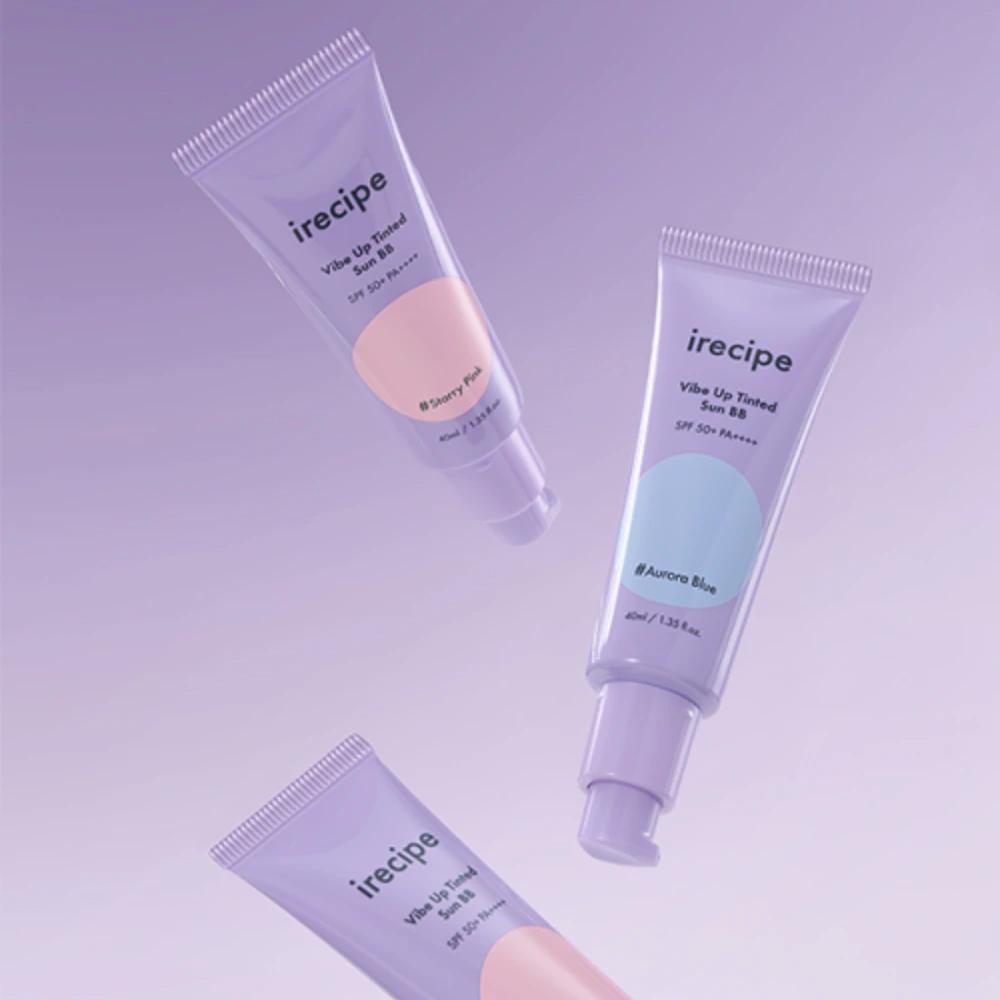 [N-Mix Jiwoo PICK] [2 Pack] Eye Recipe Vibe Up Tinted Sun BB Cream 40ml + 40ml