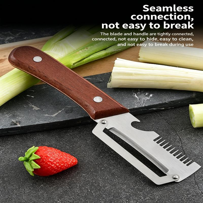 Vegetable Peeler Stainless Steel Multi Purpose Potato Carrot Fruit Cutter Kitchen Helper for Quick Salad Making