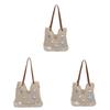 Handwoven Straw Tote Bag With Starfish And Shell Decor For Beach Summer Travel Womens Fashion