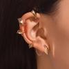Exaggerated Punk Dragon Ear Clips for Non-Pierced Ears - Women's Dragon-Shaped Zircon Thorn Ear Hooks