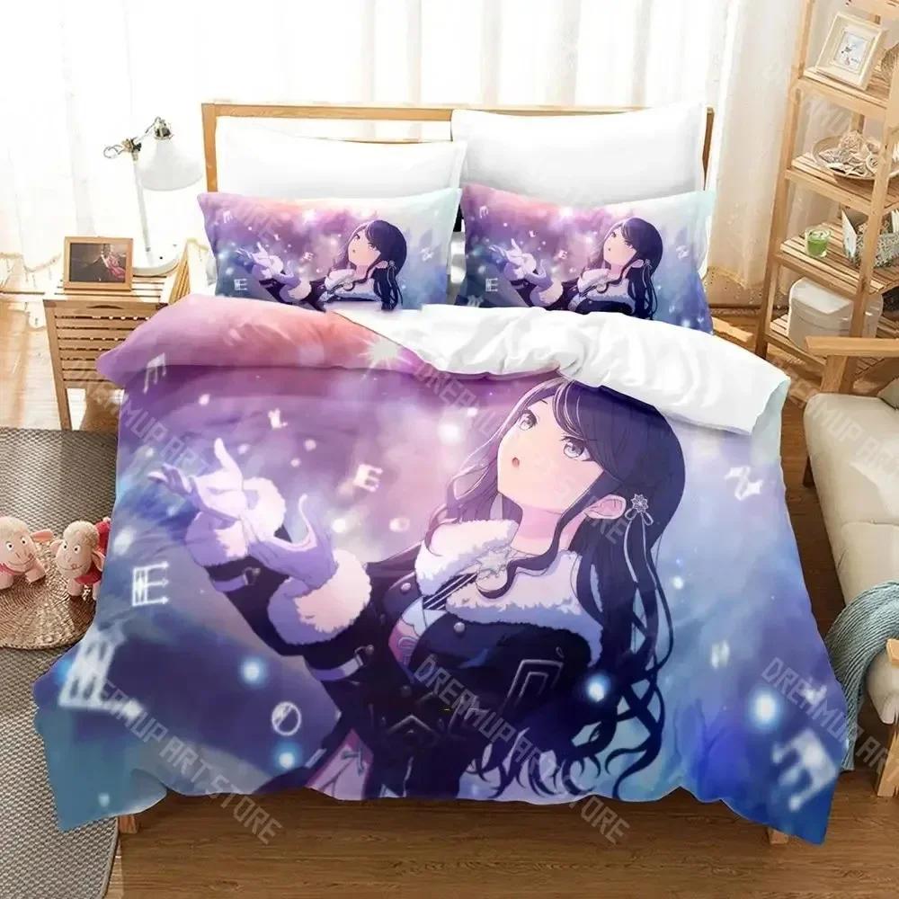 3D Print Project SEKAI Hoshino Ichika Bedding Set Boys Girls Twin Queen Size Duvet Cover Pillowcase Bed Kids Adult