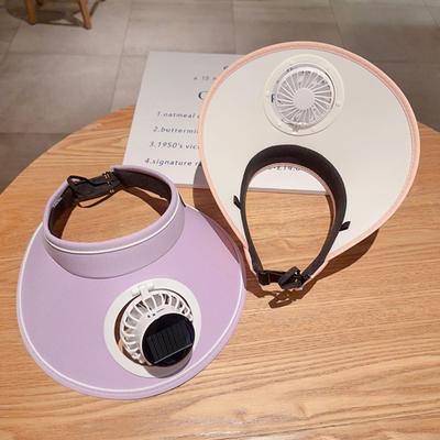Yousheng Sluneční klobouk s ventilátorem pro muže a ženy Venkovní kšiltovka s ventilátorem na solární/USB napájení Ochrana proti UV záření Klobouk s širokou krempou pro kempování rybaření