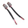 1 Pair 3 Pin DT Connectors Waterproofing Automotive Electrical Connector Wiring Harness for Car Trucks Boats LED Work Lights Female Plug