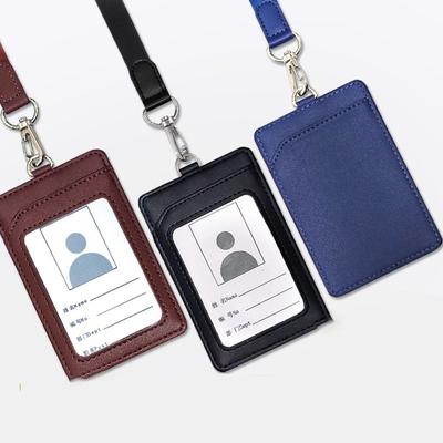 Ausweis-Arbeitskartenhalter Halter für Lanyard am Kragen Tragbare Namensschildhalter Damen