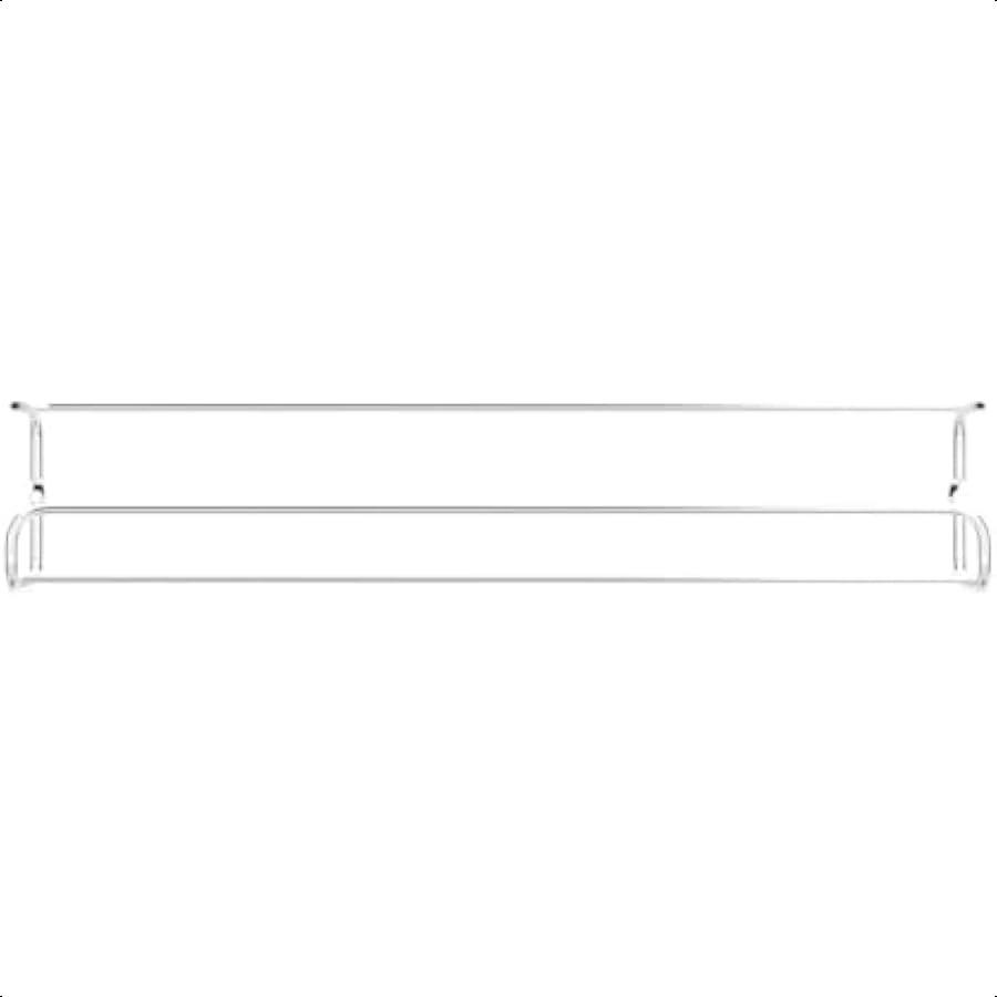 Spice Rack Organiser 2Tier Spice Shelf Storage Racks Wall Mounted for Kitchen Cabinet Pantry Door