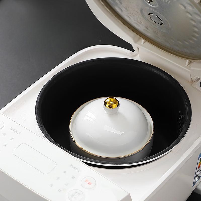 OIMG Ceramic Single Serving Stew Pot