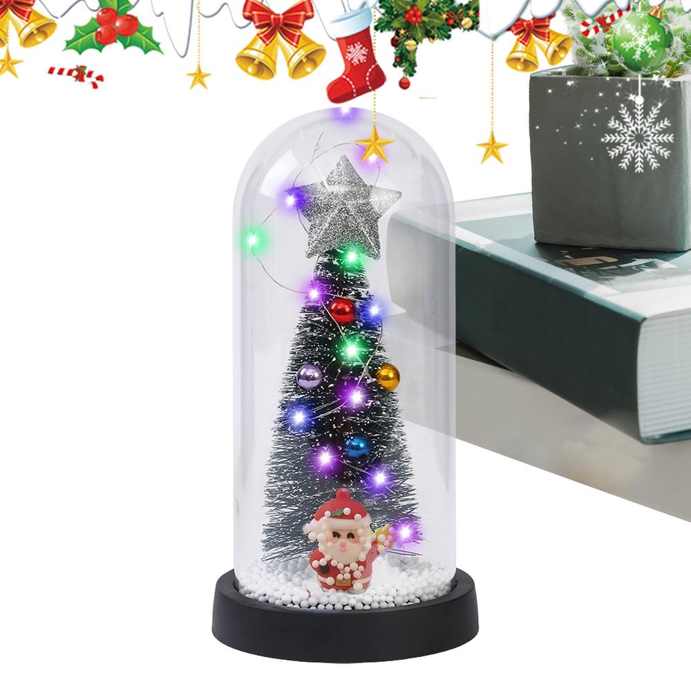 Christmas Tree Nightlight Christmas Tree Glowing Night Light With Acrylic Cover Artificial Christmas Tree Christmas Decor
