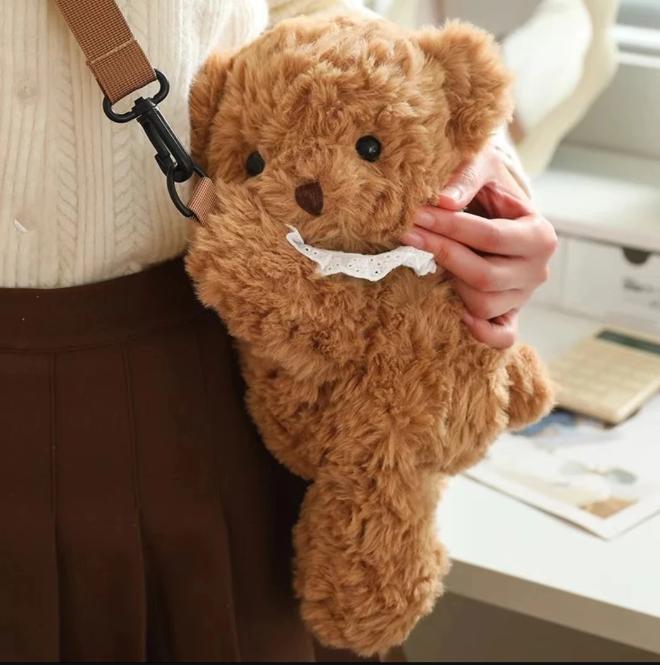 30cm Niedlicher Kaninchen Plüsch Rucksack Kawaii Mode Plüschtier Puppe Kinder Tasche Umhängetasche Mini Rucksack Taschen Geschenke für Freundin