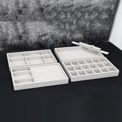 Velvet Jewelry Box Tray Storage Jewellery Holder For Ring Earrings Necklace Bracelet Display Box For Jewelry Classification Box