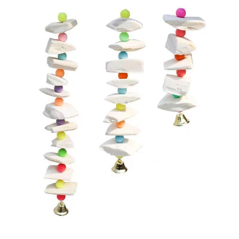 Entsalztes Sepiaschalenpulver: Kalziumreiches Haustier-Beißspielzeug für Papageien, Nymphensittiche, Wellensittiche und Reptilien