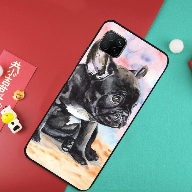 Französische Bulldogge Hund Für Huawei Nova 9 10 SE 11 Pro 7i 8i 11i 12i Y73 Y72 Y61 Y91 Y90 Y70 Y60 P30 P40 Lite Hülle