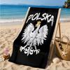 Eagle Of Poland: Symbolic Strength Beach Towel, Quick-drying, Easy To Care For, Suitable for Both Fitness and Beach Vacations,Sports Essential
