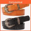 Stylish Vintage Womens Belt With Alloy Buckle And Customizable Fit For Daily Use
