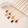 Eco-friendly Natural Stone Hexagonal Energy Necklace for Women