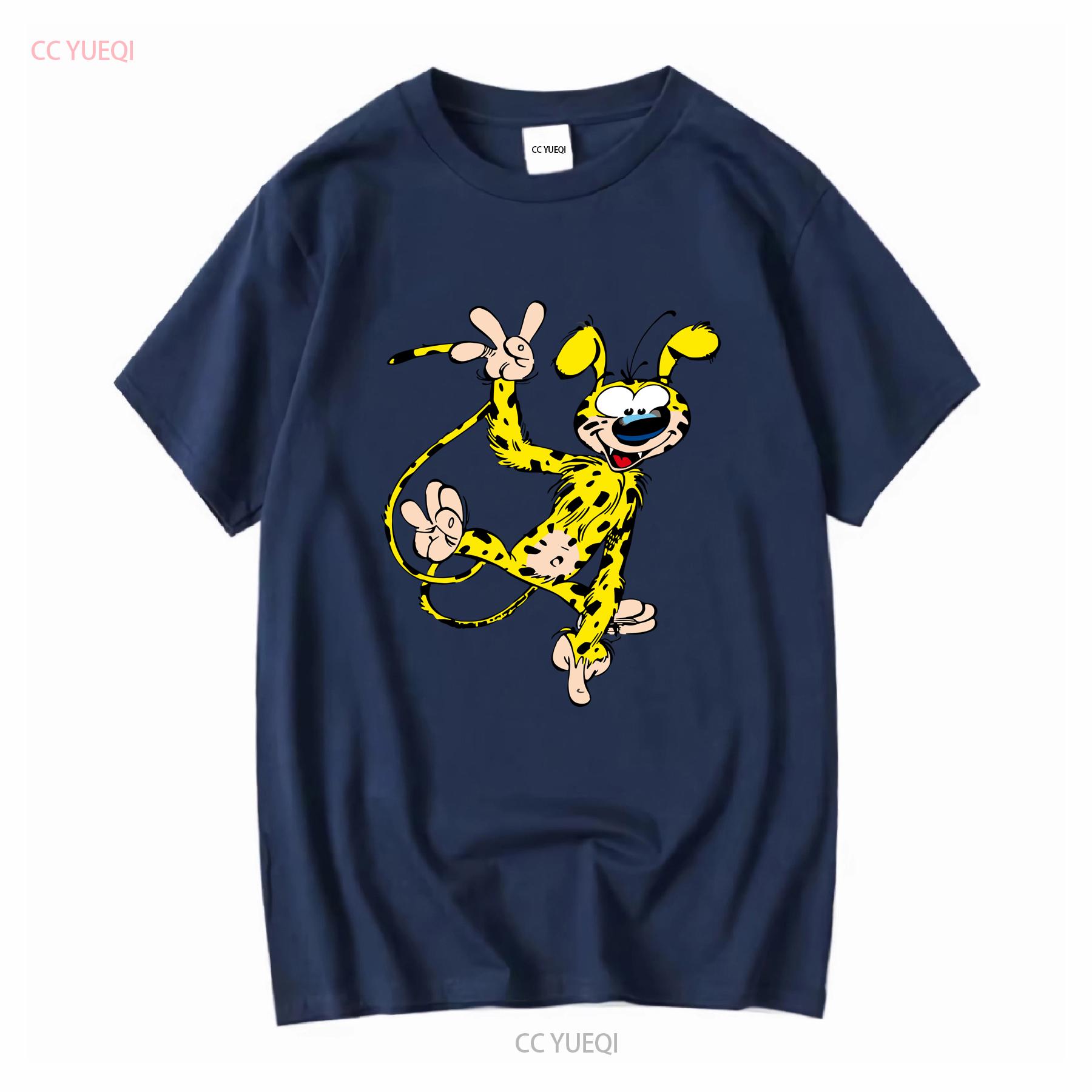 

Waving Marsupilami Classic Retro Vintage T Shirt S 5XL vintage Washed homme Stretched Casual streetwear fashion Breathable S
