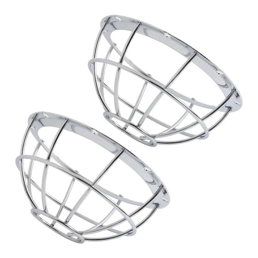 Iron Smoke Detector Protective Cover Silver Explosion-proof Lampshade Heavy Duty Fire Covers  Lamp