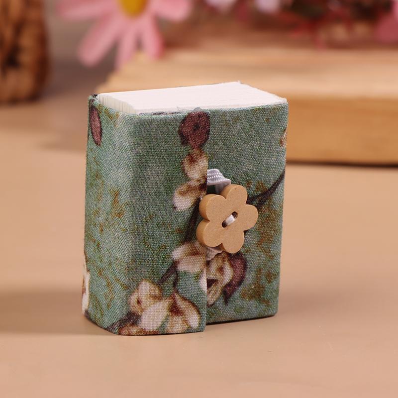 Mini Tragbares Handgemachtes Stoff Mittelgrob Aquarellbuch Handbuch Notizblock Skizzenbücher Studenten Kunstbedarf