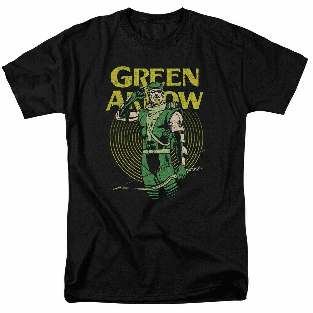 

Черная футболка унисекс с лицензией Green Arrow Pull с комиксами
