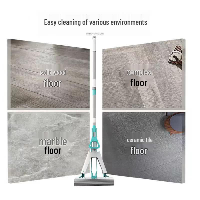 Lanshi QC-043 Foldable Hand-free PVA Mop