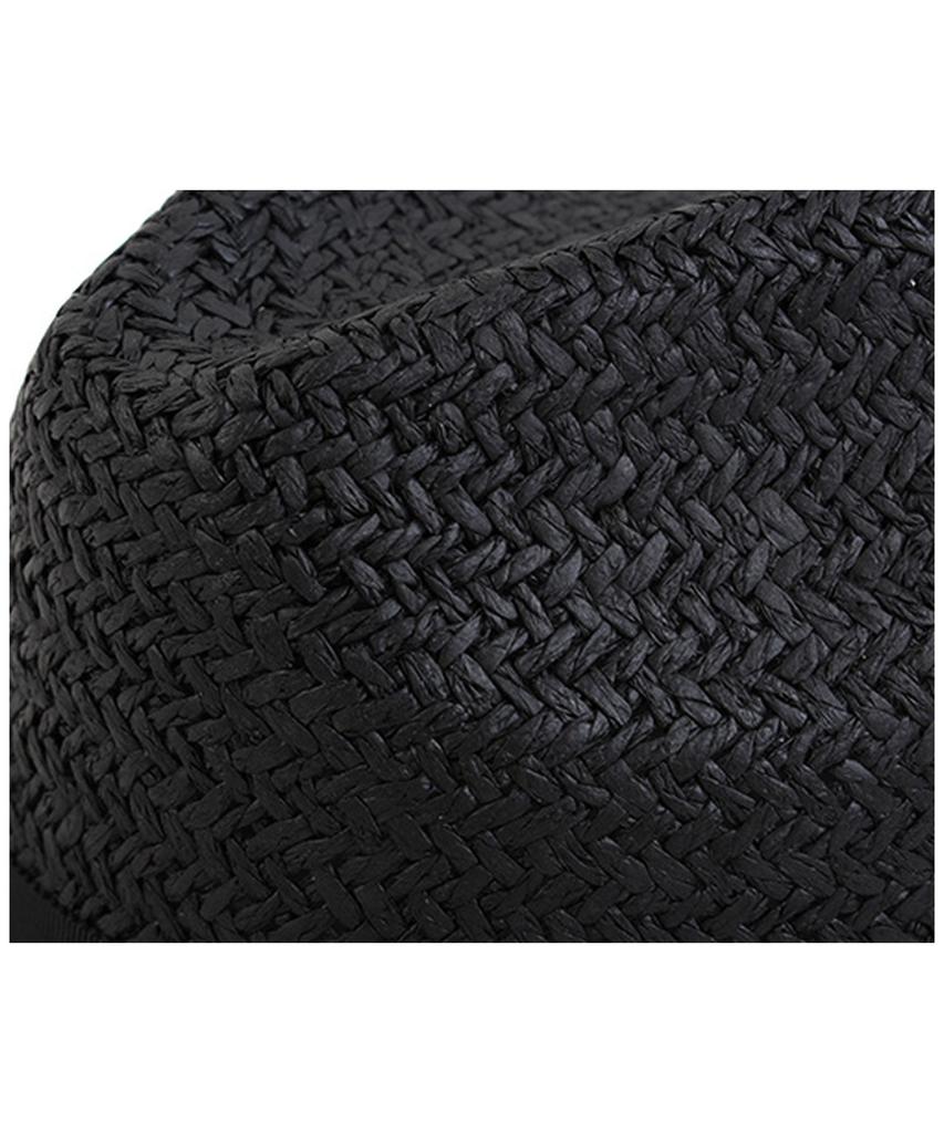 Yunibeosyeolkemiseuteuli Punk Short Black Summer Fedora Summer Hat