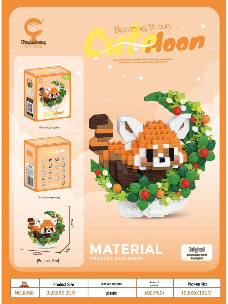 Compatible Lego Micro Cartoon Figurine Building Block - Educational Toy for Kids