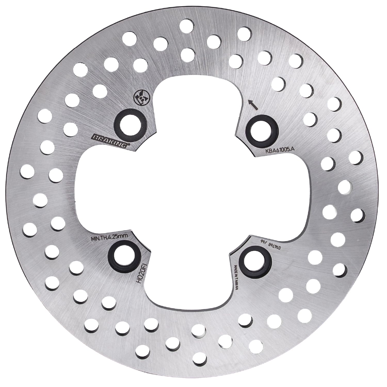 BRAKING HO20FI Motorcycle Disc Rotor 65417 (Braking) Fusion/SE (86-07) Front-only