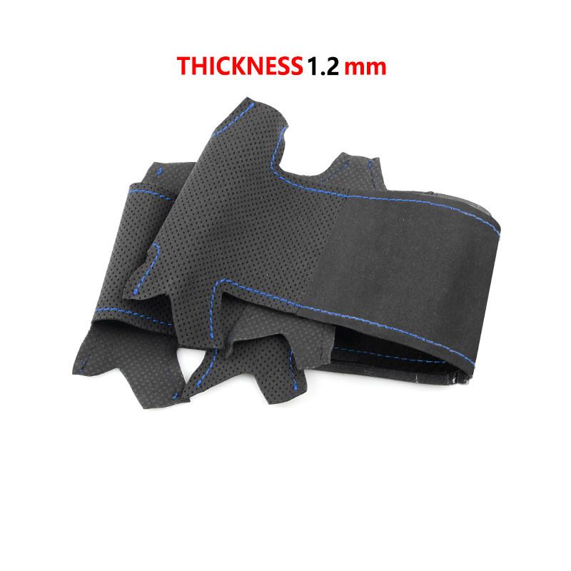 Zamszowa skórzana osłona kierownicy samochodu tapicerka dla BMW M Sport E81 E82 E87 E88 E90 E91 E92 E93 2006-2011 X1 E84 2011 2012 2013