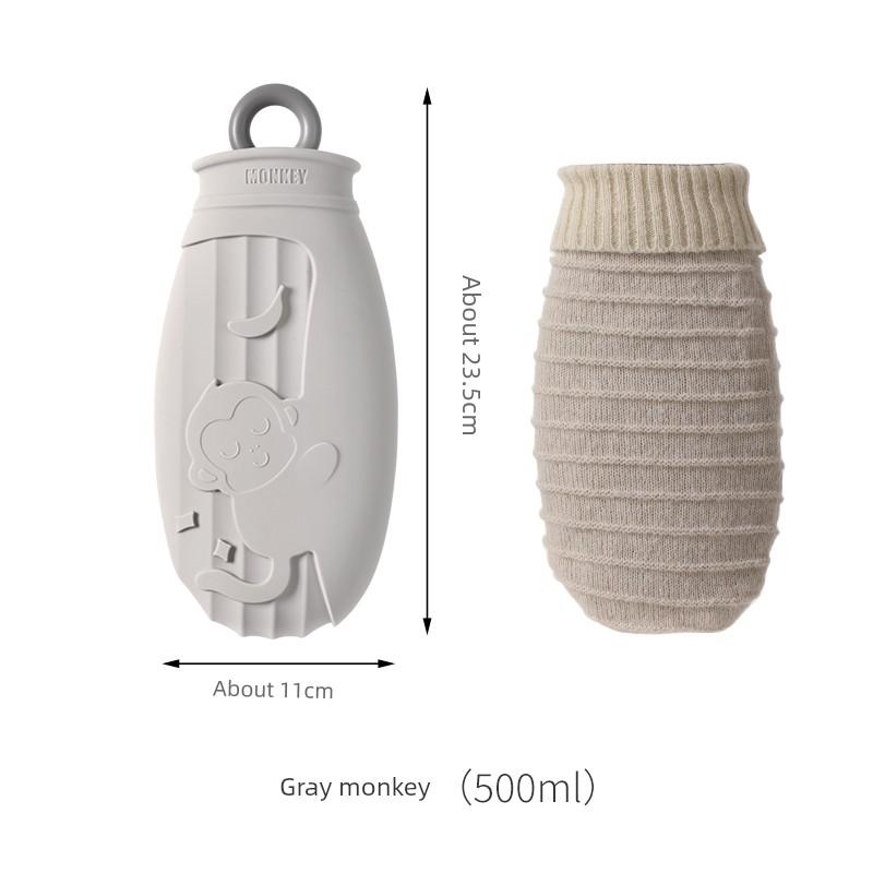 Fasola Warm Water Bottle Hand Warmer Magic Device, Thickened Explosion-Proof Water-Filled Hot Water Bag for Women, Small Size, Waist Warmer, Hot