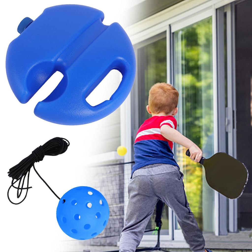 Pickleball Trainer mit 40 Löchern Pickleball Ball Partner Sparring Gerät Pickleball Zubehör für Sport Einzelspieler Kinder