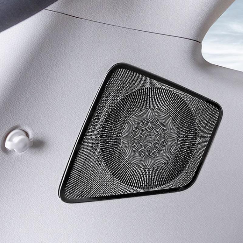 For Hyundai Custo - 2024 Stainless Steel Car Last Row Door Speaker Horn Trim Decoratiion Cover Interior Accessories
