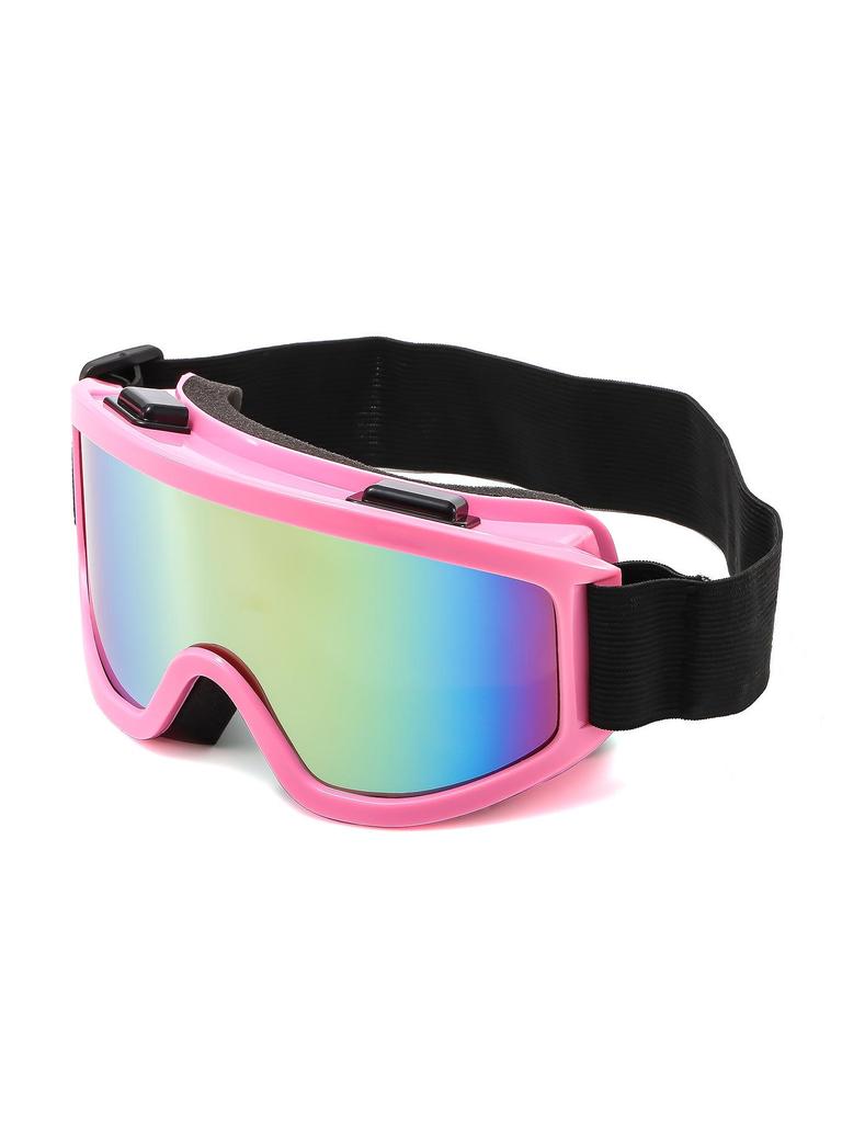Cross-border Fashion Anti-fog Ski Goggles: Large Frame, Wind & Sand Proof, Colorful Protective Sports Glasses