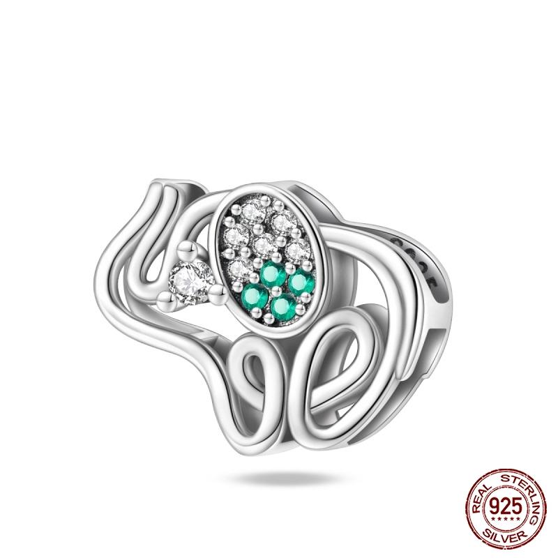 New Copper Fashion Glowing Space Astronaut Spaceship Charms Beads Fit Brand Original Bracelet Diy Jewelry Gift