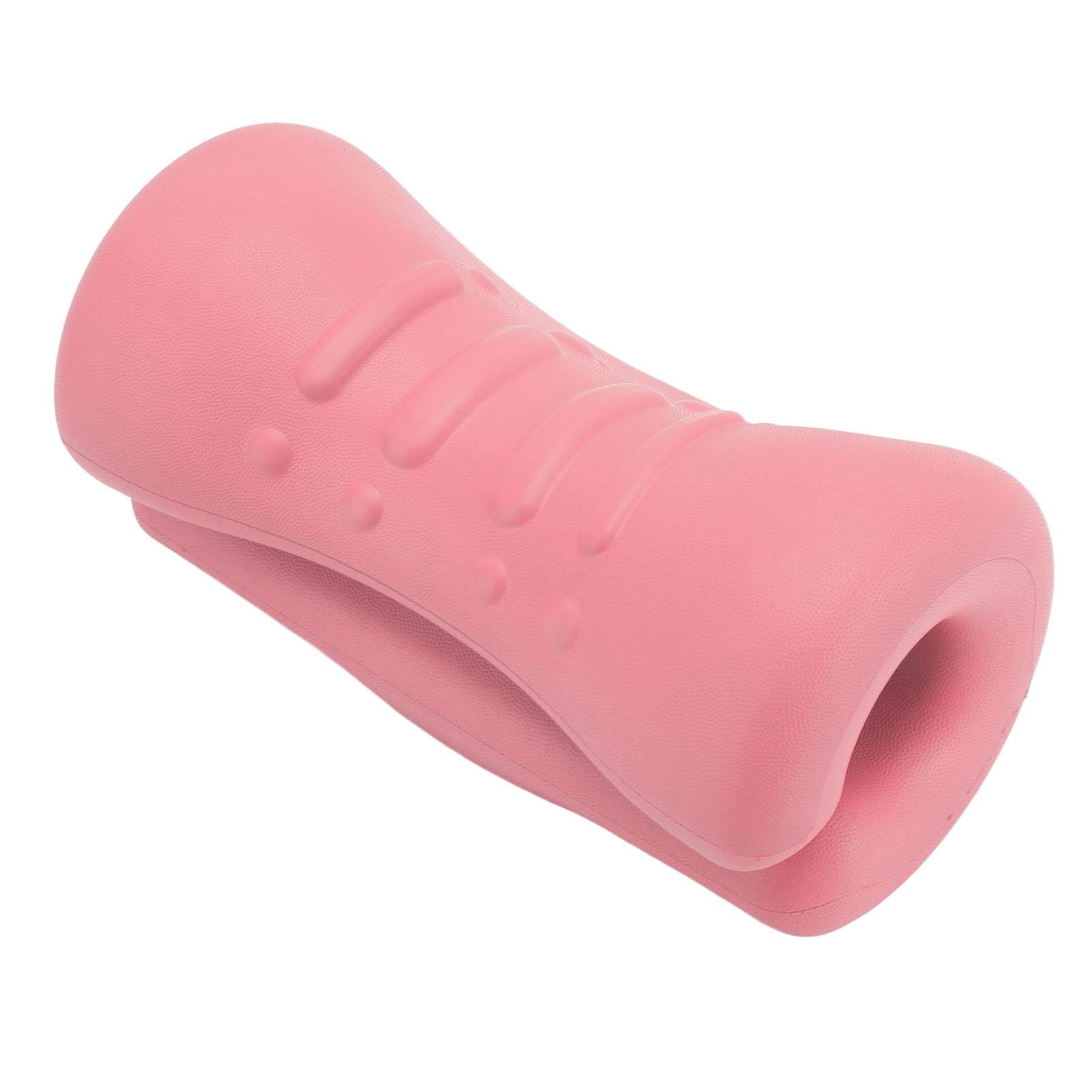 

Растяжитель шеи Шейный вытяжение Растяжка Усталость Боли Полиэстеровое волокно Расслабитель шеи для шеи розовый