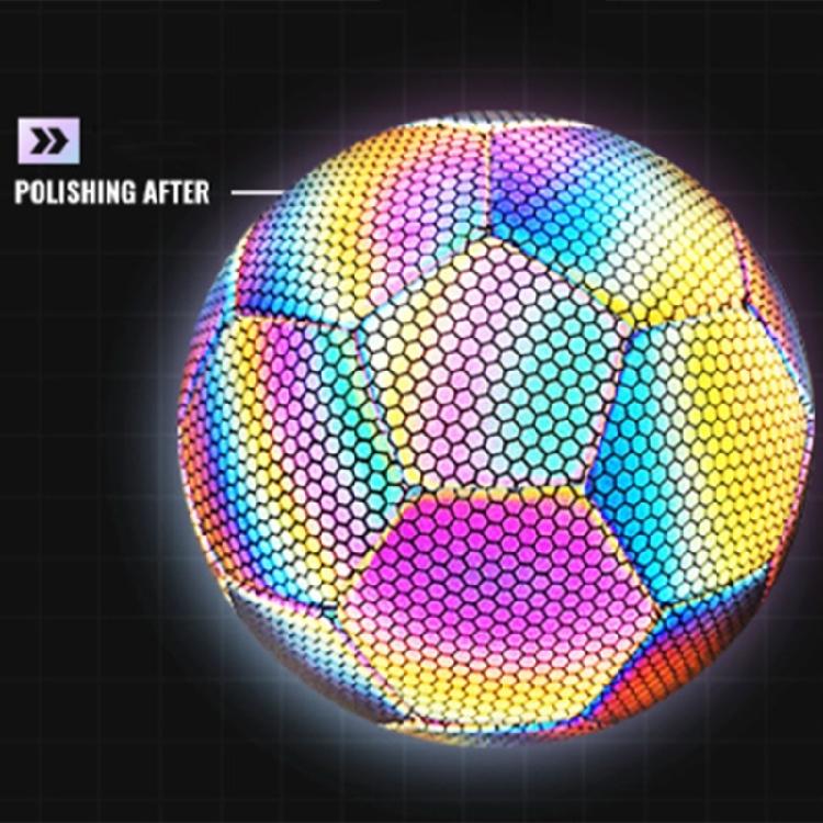 Size 4 Size 5 Reflective Football Glowing Soccer Balls for Night Game and Training, Glowing In The Dark Soccer Balls
