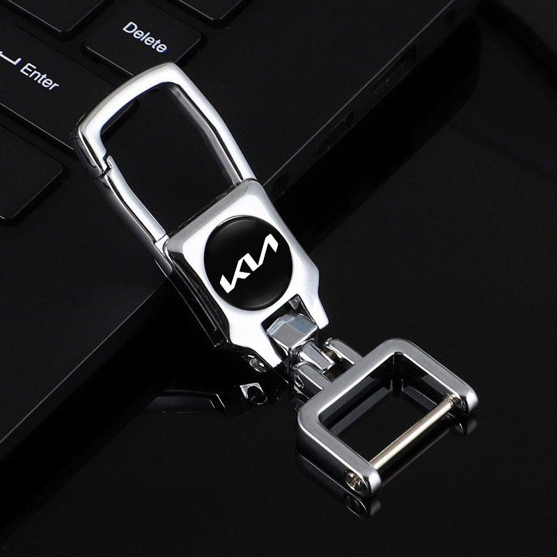 SKTF2 New Arrival Car Key Chain Metal Keyring Auto Interior Accessorie For Kia Sportage Ceed Picanto Rio ProCeed Forte 5 3 K7 K5 K8 K3