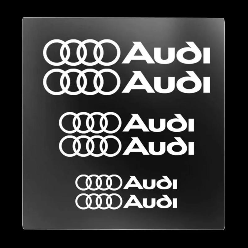 Car Brake Caliper Sticker Heat Resistant Decals Audi sport Sticker For Quattro For Audi S3 S4 S5 S6 S7 S8 RS3 RS4 RS5 RS6 RS7 RS