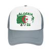 Algerien Fußball Fan Grüner Sonnenhut Lässige Unisex Damen Netz Trucker-Mütze Großhandel Snapback Kappe Geschenkidee