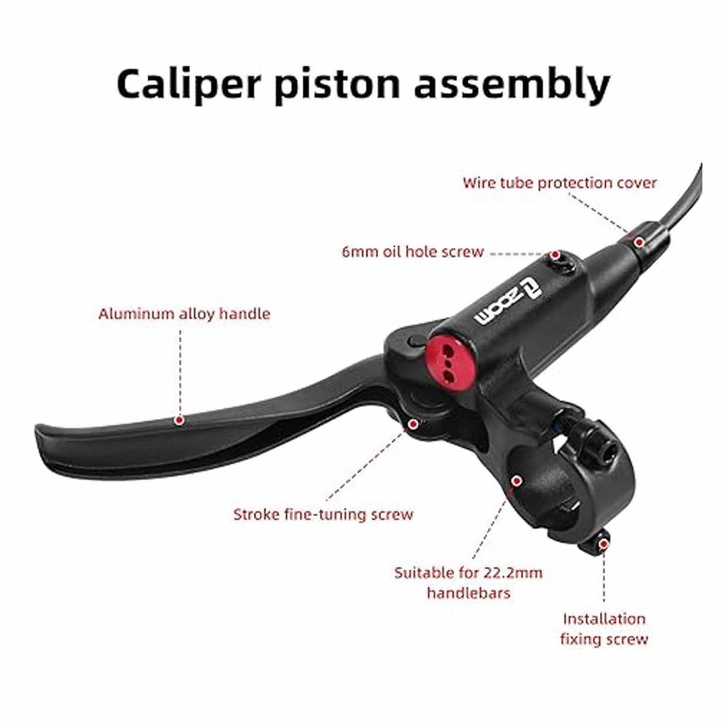 Faltbare Fahrradlenker mit Bremsscheiben - Bremszangen-Kit - Premium Falt-Bremskomponenten & Lenker-Set