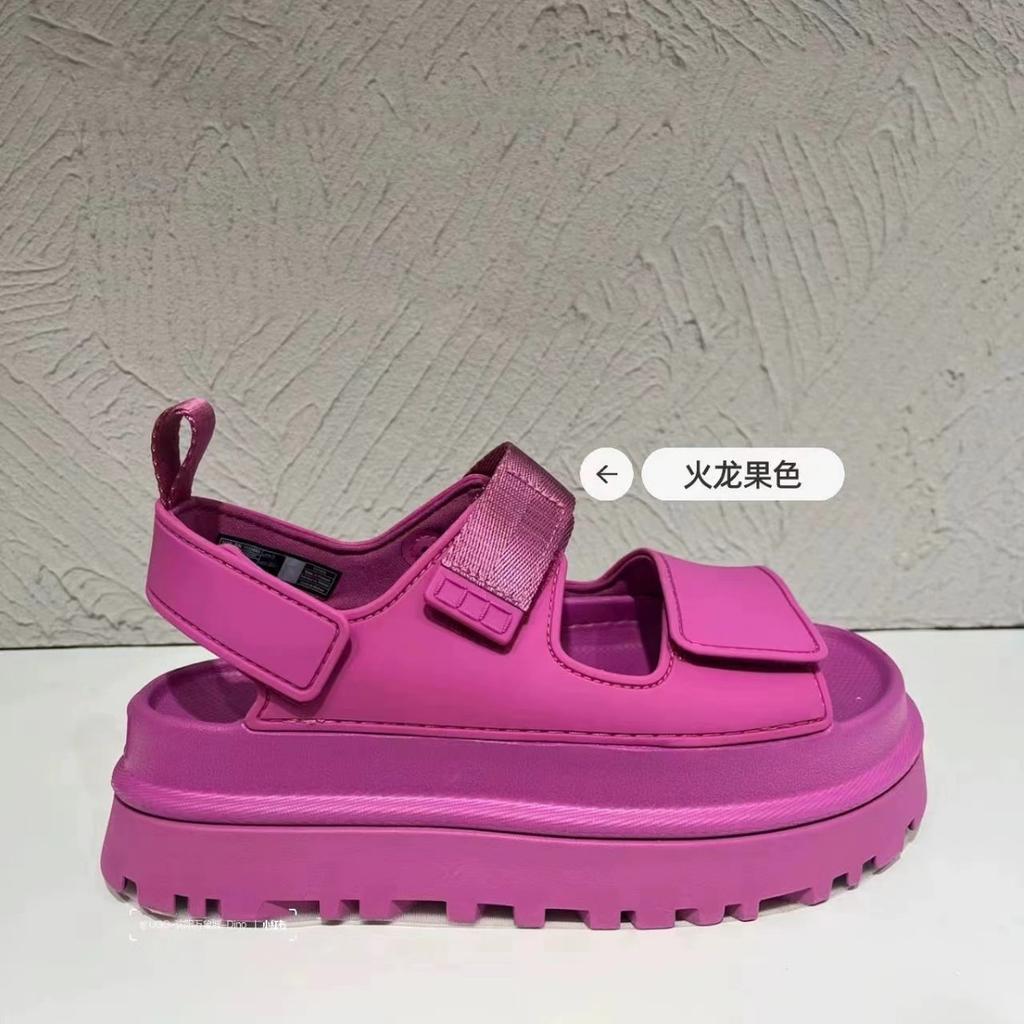 2024 Summer Comfortable Thick Bottom Open Toe Velcro Strap Fashion Sandals for Beach