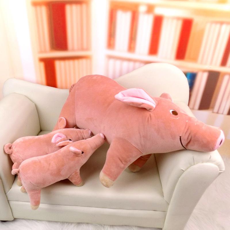 Simulated piggy plush toy Internet celebrity old sow doll pet toy creative gift pillow rag doll