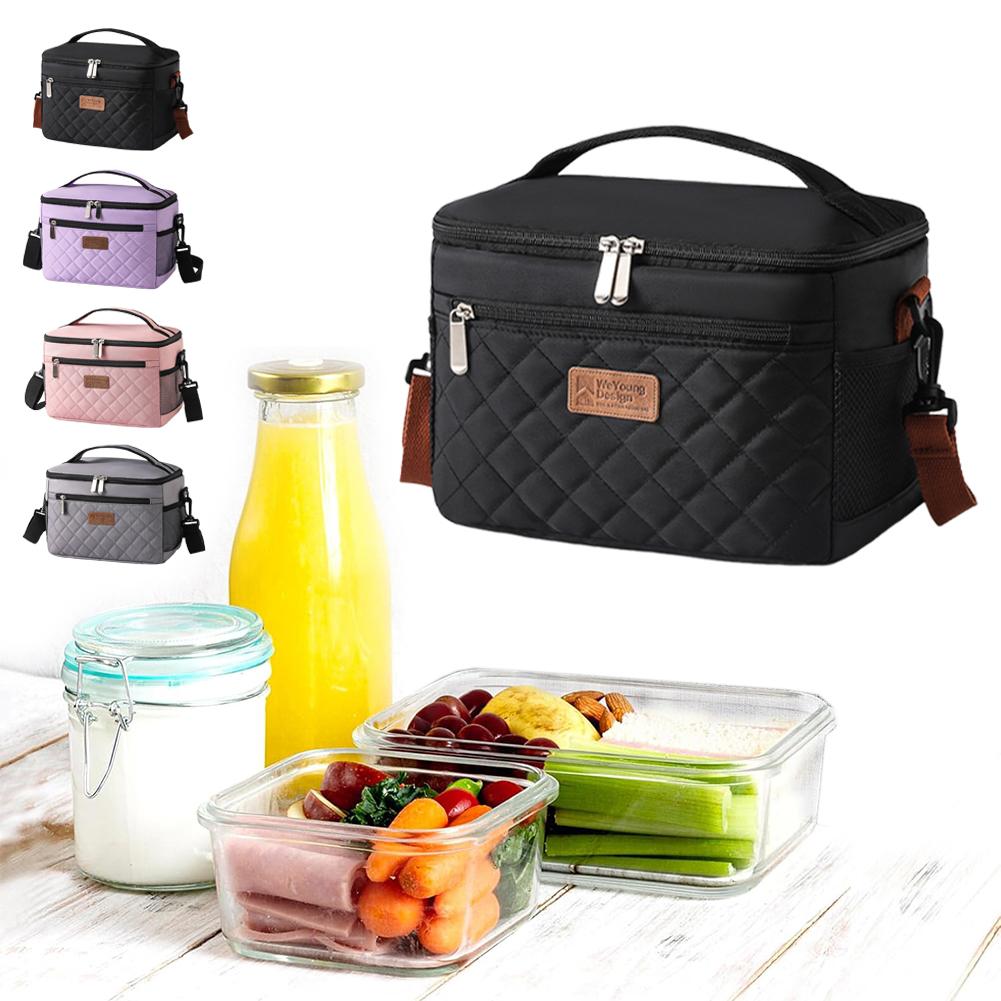 Insulated Lunch Box Leakproof Reusable Lunch Box Soft Cooler Cooling Tote for Men and Women