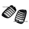 Grille double barre en maille compatible pour BMW X3 X4 G01 G02 (2019-2021)