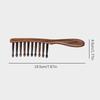 No-snags Natural Wood Hairbrush Wide Tooth Sandalwood Scalp Massager  For Women