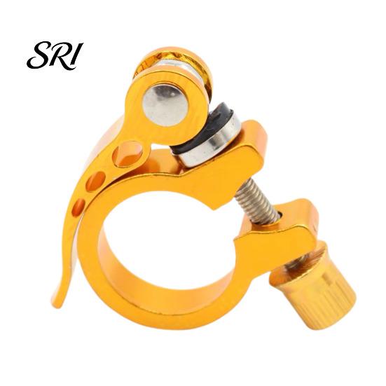 Folding Bike Seatpost Clamp Seat Post Lightweight Quick Release Aluminum Alloy 25.4 Anti-rust 31.8 28.6 34.9 Universal Mountain Road Bicycle Collar