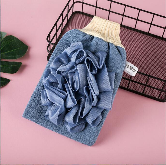 

2-in-1 Exfoliating Shower Tool | Loofah Ball + Back Scrubber Strip | Deep Cleansing