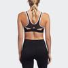 Adidas Drst Torch Bra Medium Intensity Reflective Sports Vest Women Sports Bra Black FI6583